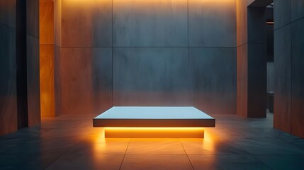 Illuminated Lightbox Display Table for Product Showcase in Photography Studio or Retail Store
