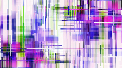 an abstract watercolor geometric background with purple, green color  - obrazy, fototapety, plakaty