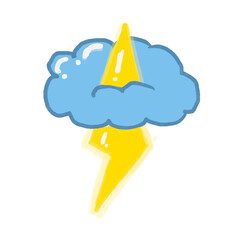 cloud and lightning