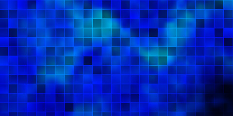 Dark BLUE vector template with rectangles.