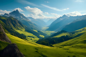 Fototapeta premium landscape with sky