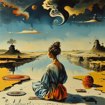 Lost in the flow of creativity ,