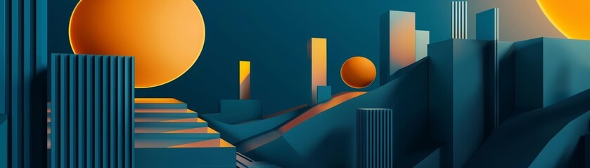 Obraz premium Creative greeting cards blank template for text of Halloween with a spooky atmosphere and draw element of concept in 3D styles