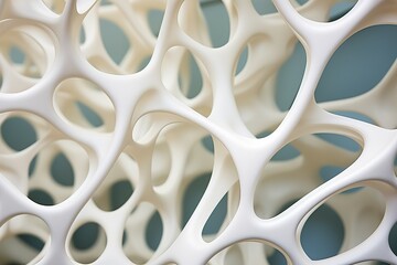 Complex Cellular membrane structure closeup. Porous stomate slice vascular pattern. Generate Ai