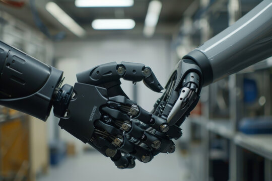 A robotic hand with the word autobot on it