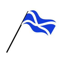 scotland national flag designed for Europe football championship in 2024