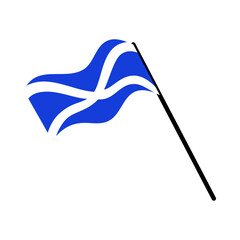 scotland national flag designed for Europe football championship in 2024