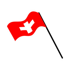 switzerland national flag designed for Europe football championship in 2024