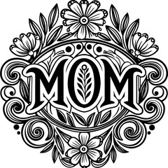 Mother's Day typography vector illustration