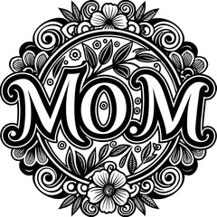 Mother's Day typography vector illustration