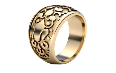 gold ring with diamonds