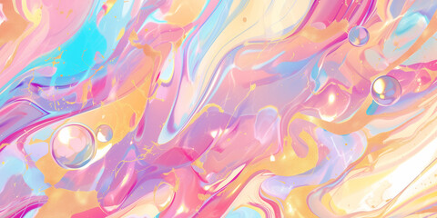 Fototapeta premium Glitter pop background with colorful marble pattern