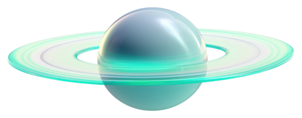 PNG Saturn iridescent sphere egg technology.
