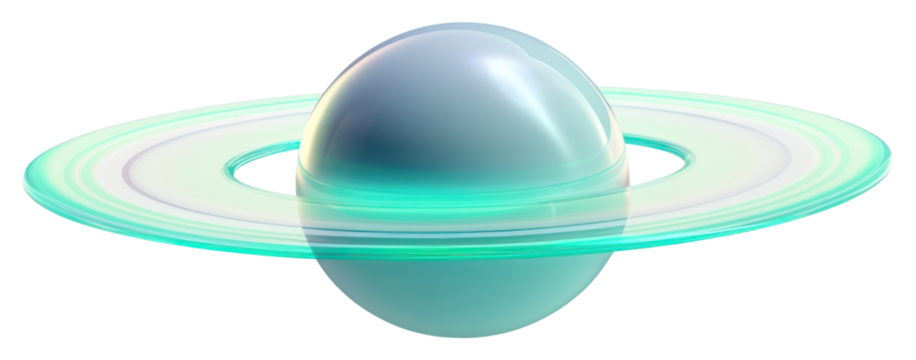 PNG Saturn iridescent sphere egg technology.