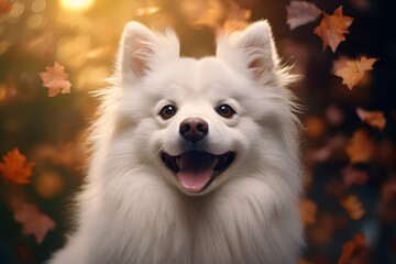 American Eskimo Dog - Powered by Adobe
