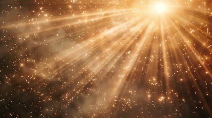 Light shining abstract rays