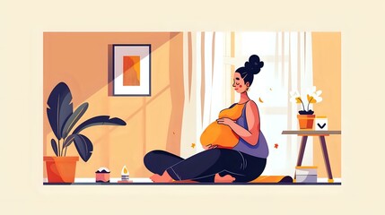 Soothing Prenatal Yoga: Nurturing Pregnancy Flow