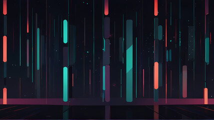 Abstract background with a retro futuristic theme