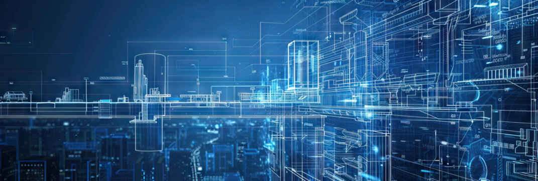Civil Engineer's Wall: Featuring blueprints of infrastructure projects, structural diagrams, and city planning maps
