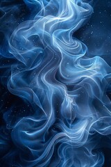 Obraz premium An abstract texture gradient of various shades of blue to white. 