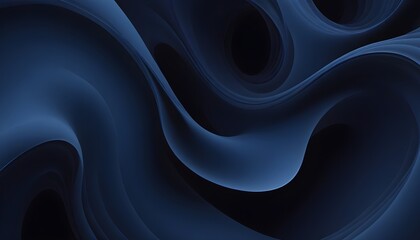 Obraz premium Clear Plain Shiny Warm Soft Vintage Bokeh Cloudy Wave Like Geometric Blue Background or Texture