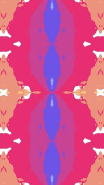 abstract watercolor caleidoscopic native colorful background nice cool vertical 9x16 video footage for social media reel 