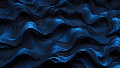 Obraz premium Clear Plain Shiny Warm Soft Vintage Bokeh Cloudy Wave Like Geometric Blue Background or Texture