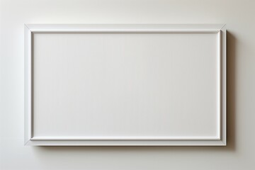 Obraz premium Classic Picture Frame with White Passe-partout. 3D Render for Copy Space, Abstract Background and Artistic Design