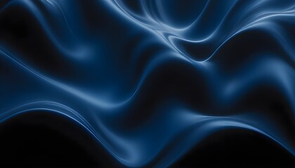 Obraz premium Clear Plain Shiny Warm Soft Vintage Bokeh Cloudy Wave Like Geometric Blue Background or Texture