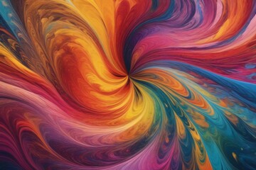  Abstract background chaotic swirl of colors representing inner turmoil