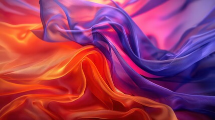 Fototapeta premium Translucent abstract shapes background, soft, colorful artistic and decorative design to print on stationery and invitations. Creative illustration useful as digital wallpaper.