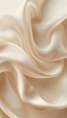Obraz premium Elegant Satin Fabric Texture with Flowing Curves and Soft Tones