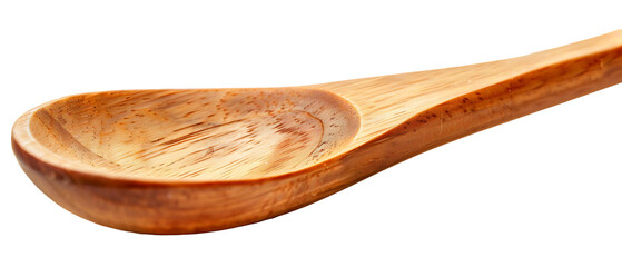 close-up of wooden spoon isolated png