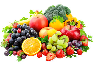 fruit and vegetables isolated png © Mehak