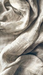 Elegant Fabric Folds and Ripples in Warm Neutral Tones