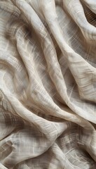 Flowing Fabric Textures in Soft Neutral Tones Evoking Elegance and Luxury