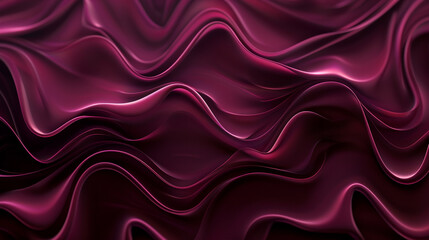 Obraz premium Dark maroon waves in a flame-like abstract design perfect for a rich luxurious background