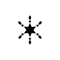 snowflake vector type icon