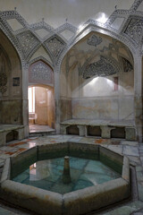 Bath house inside the Arg of Karim Khan is a citadel located in Shiraz, Iran. - obrazy, fototapety, plakaty