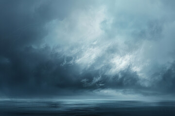Obraz premium A distant thunder rolls not a sign of storm