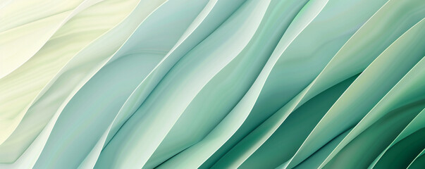 Modern abstract background with sharp gradient lines from sea foam to forest green
