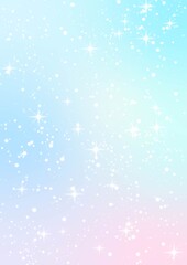 Pastel sky and stars fantasy background.	