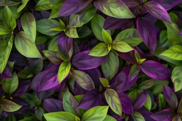 Lush Purple and Green Wandering Jew - Beautiful Ground Cover for Landscapes and Gardens