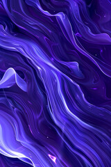 Vibrant indigo purple abstract waves with a flame motif great for a rich enchanting background