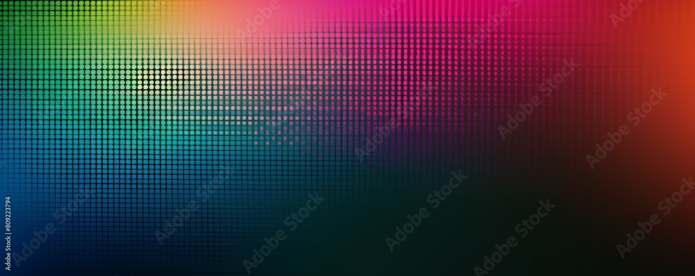 Aufkleber colorful gradient dots pattern