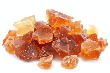 Edible Orange Gum Arabic Pieces: A Natural Agricultural Ingredient and Stabilizer for Binding