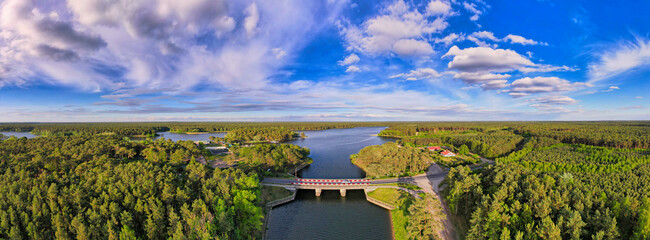 przeprawa przez jezioro Białe, Samociążek © Krystian