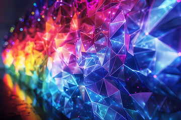 polygons swirl within an infinite abyss