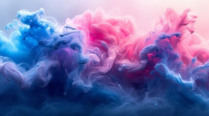 Obraz premium Colorful abstract smoke art
