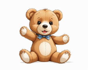 Adorable Teddy Bear Ready for Fun